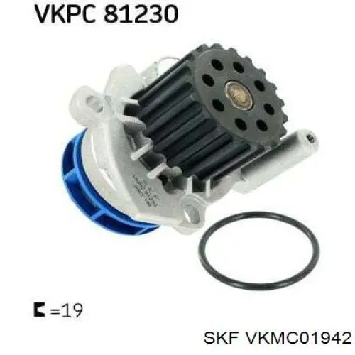 VKMC01942 SKF Ремінь ГРМ, комплект