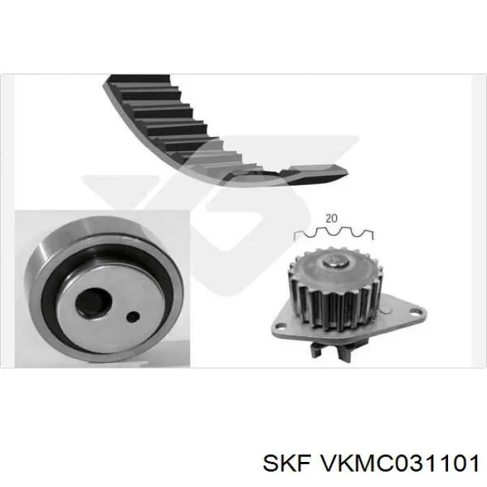 Купити VKMC031101 SKF ГРМ ремень