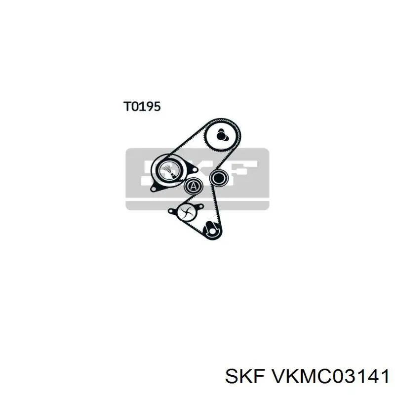 Комплект ГРМ 9513167J10 Suzuki