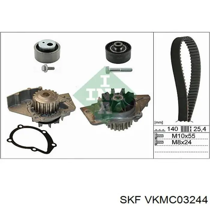 VKMC03244 SKF комплект грм