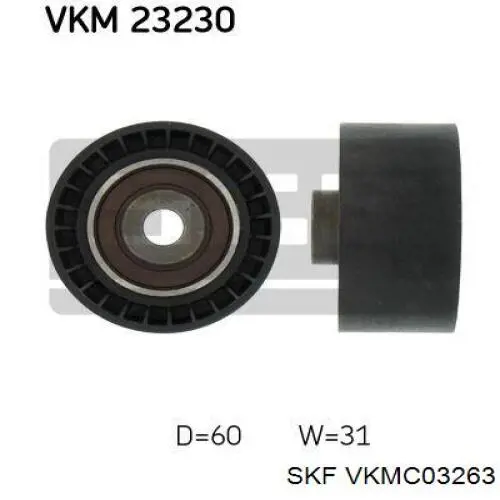 Ремкомплект ГРМ SKF VKMC03263