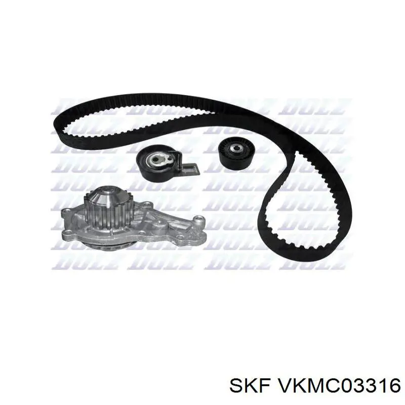 Купити VKMC03316 SKF ГРМ ремень