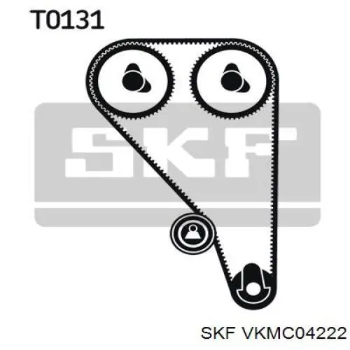 Купити VKMC04222 SKF ГРМ ремень