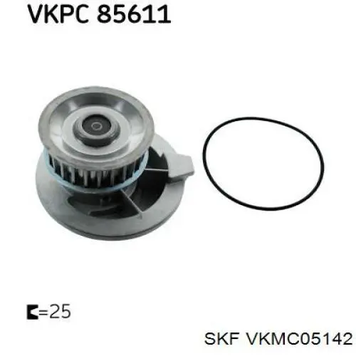 Купити VKMC05142 SKF ГРМ ремень