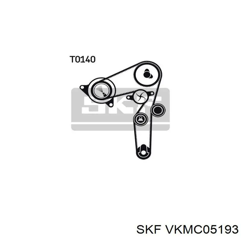 VKMC05193 SKF комплект грм