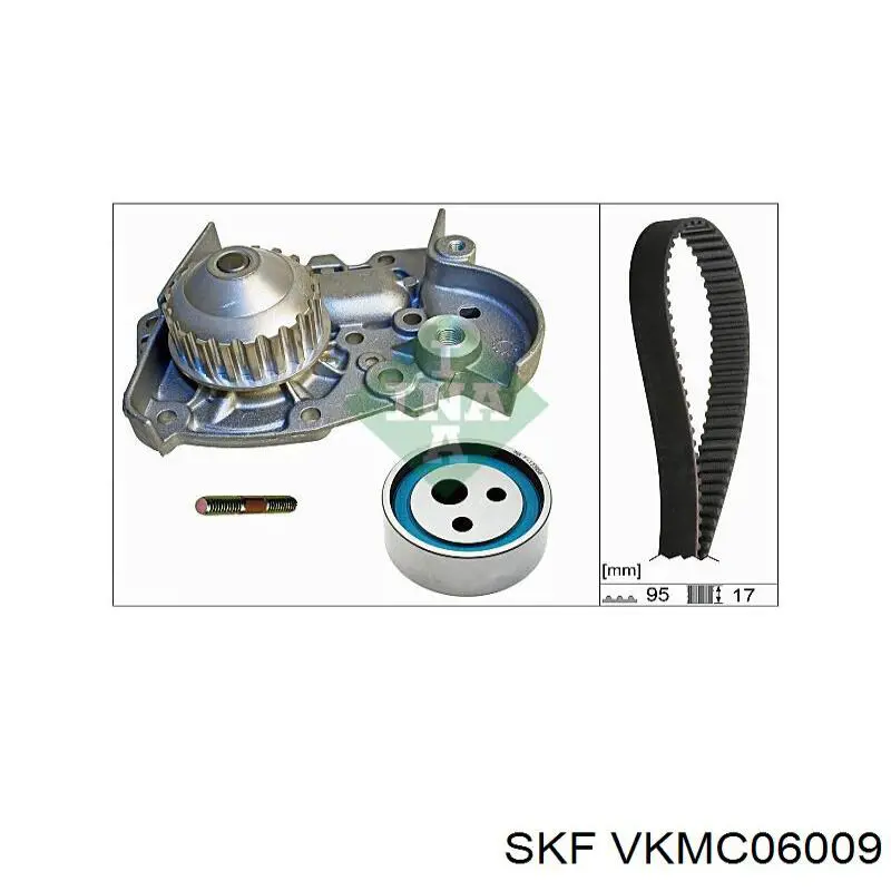 Купити VKMC06009 SKF ГРМ ремень