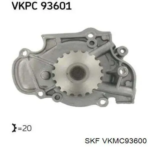 VKMC93600 SKF комплект грм