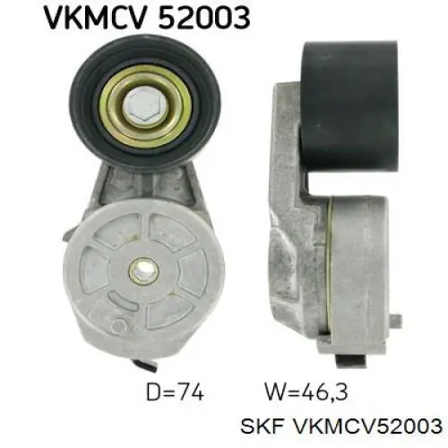 Купити VKMCV52003 SKF Натягувач приводного ременя