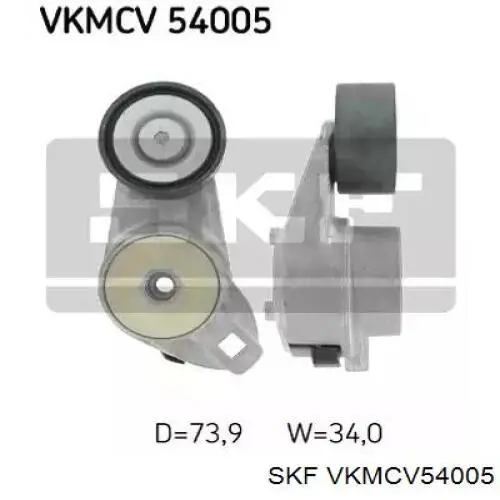 Натягувач приводного ременя SKF VKMCV54005 ціна, від 46.72 USD