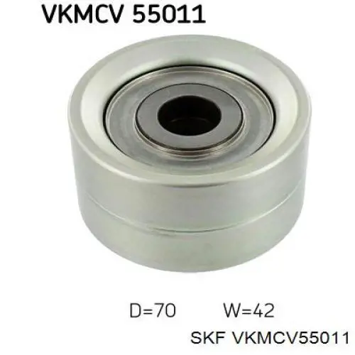 VKMCV55011 SKF ролик ременя грм, паразитний