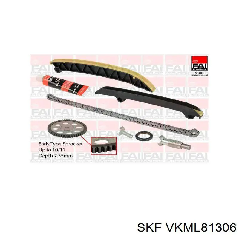 Купити VKML81306 SKF Комплект ланцюга ГРМ