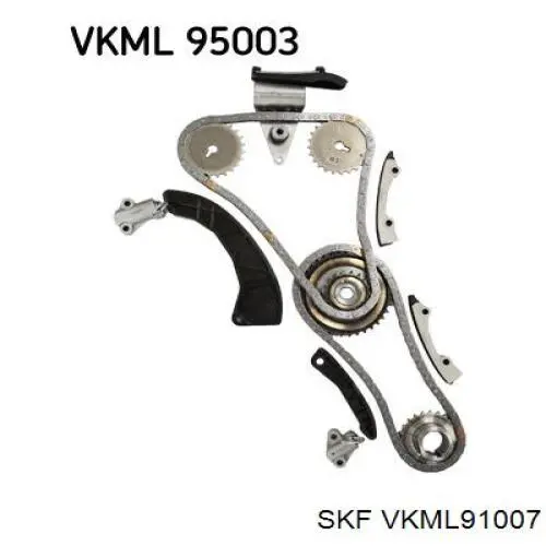 Ланцюг ГРМ, комплект SKF VKML91007 ціна, від 126.93 USD