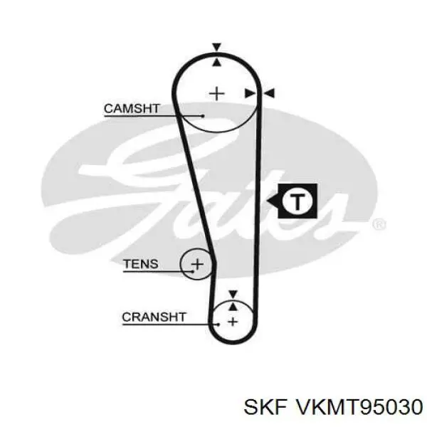 VKMT95030 SKF ремінь грм