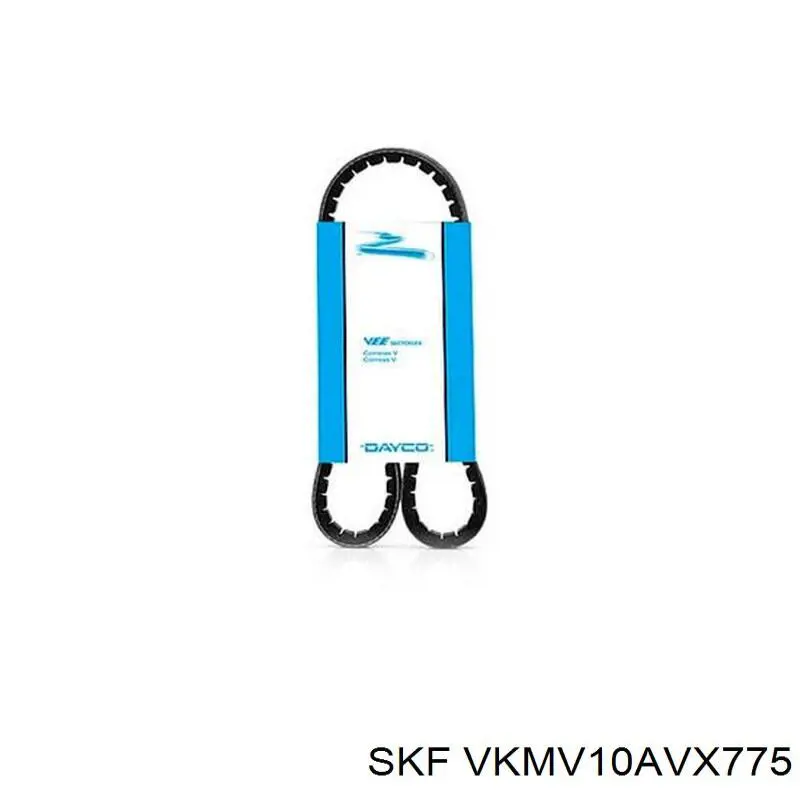 Ремінь генератора VKMV10AVX775 SKF