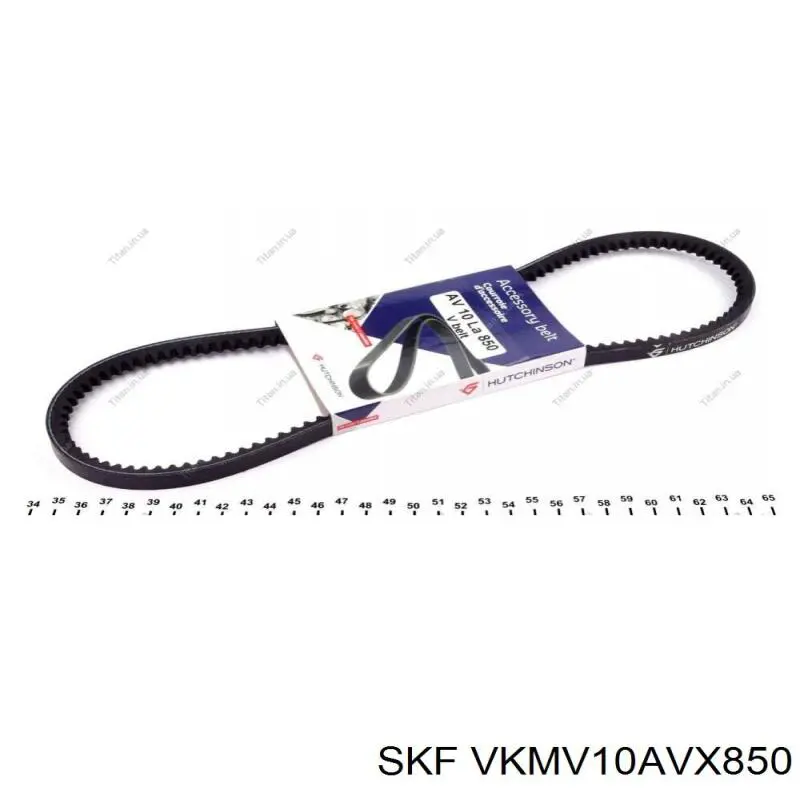 Ремінь генератора VKMV10AVX850 SKF