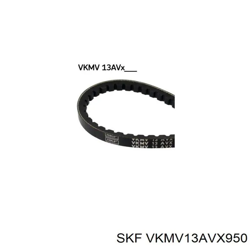 Клиновий ремінь SKF VKMV13AVX950 ціна, від 3.90 USD