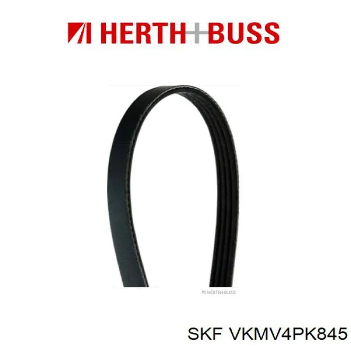 Ремінь генератора VKMV4PK845 SKF
