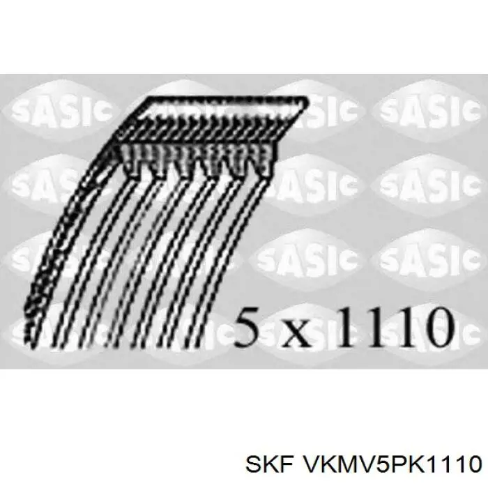 Клиновий ремінь SKF VKMV5PK1110 ціна, від 8.19 USD