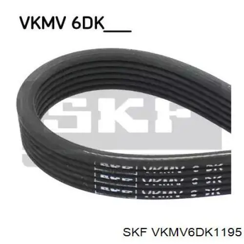 VKMV6DK1195 SKF ремінь приводний, агрегатів