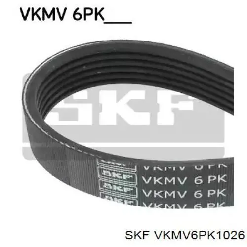 Клиновий ремінь SKF VKMV6PK1026 ціна, від 12.76 USD