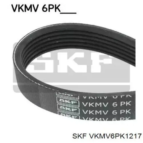 Клиновий ремінь SKF VKMV6PK1217 ціна, від 11.97 USD