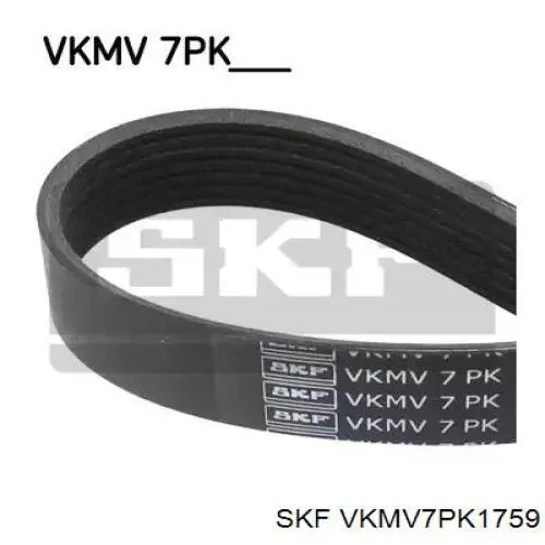 VKMV7PK1759 SKF Поліклиновий ремінь