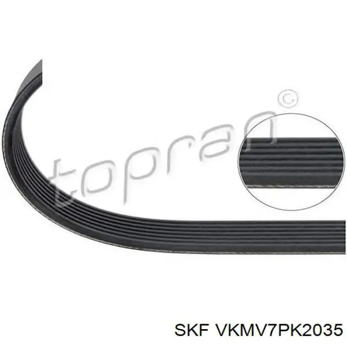 Клиновий ремінь SKF VKMV7PK2035 ціна, від 20.26 USD