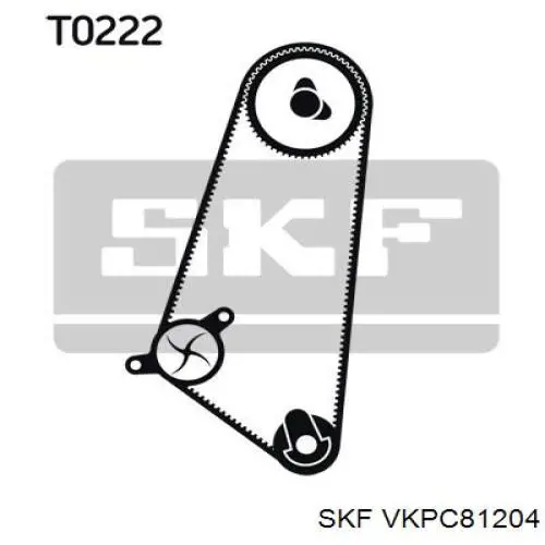 Помпа охолодження SKF VKPC81204 ціна, від 29.66 USD