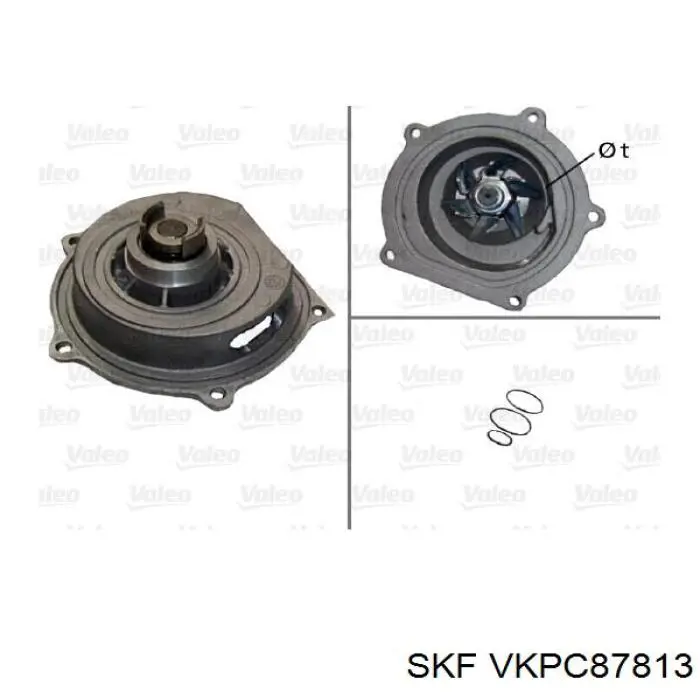 VKPC87813 SKF Насос охолодження