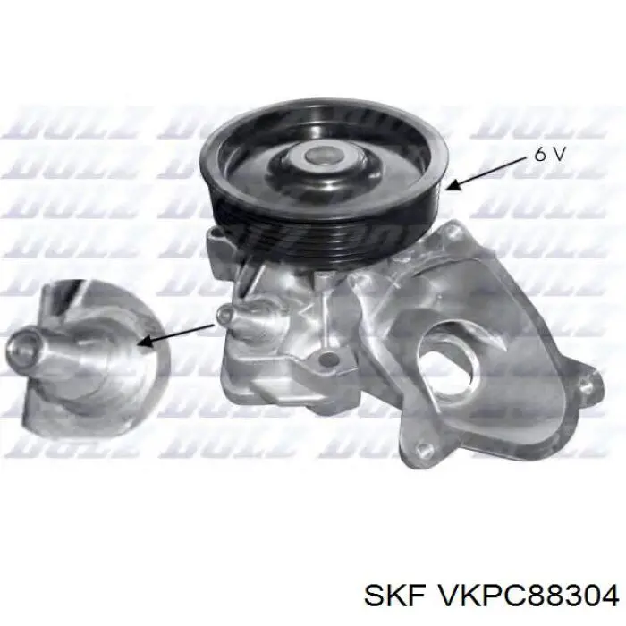 VKPC88304 SKF помпа водяна, (насос охолодження)