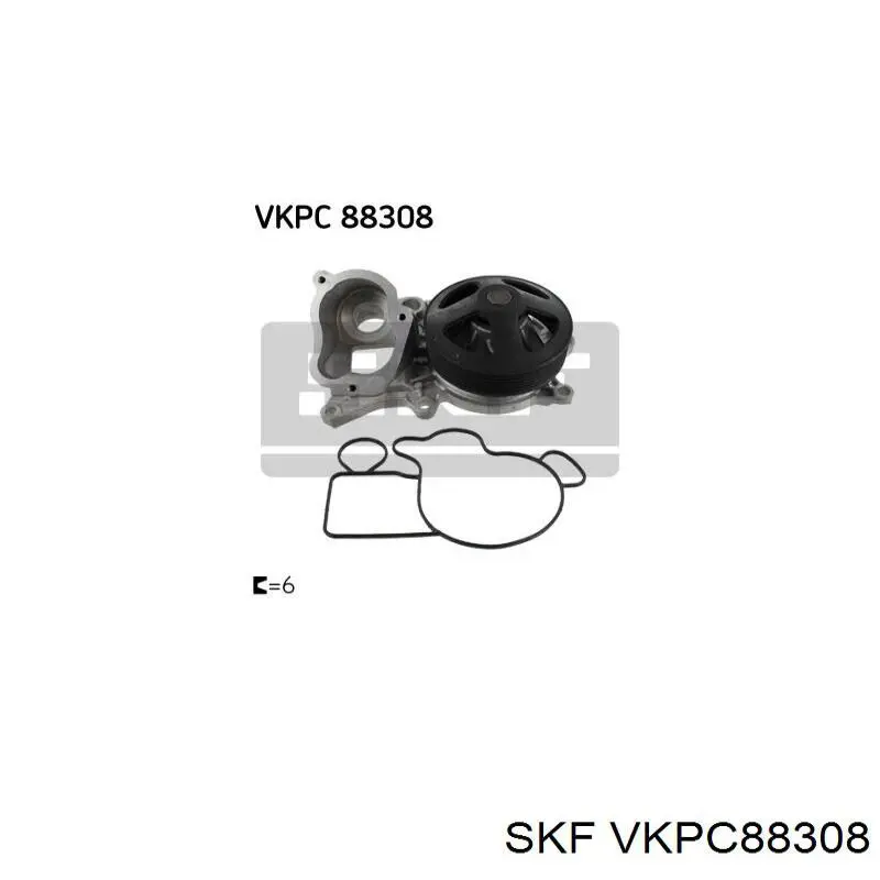 Помпа охолодження SKF VKPC88308 ціна, від 74.86 USD