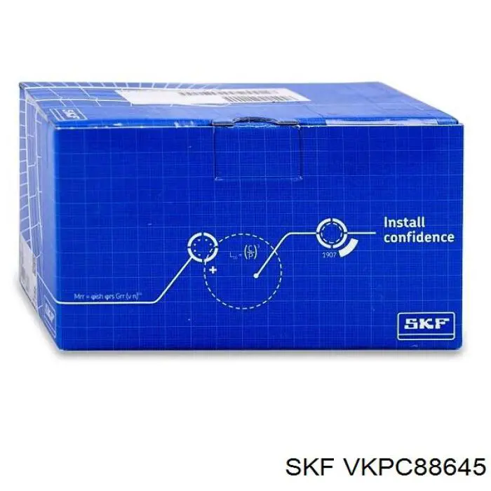 Помпа охолодження SKF VKPC88645 ціна, від 58.95 USD