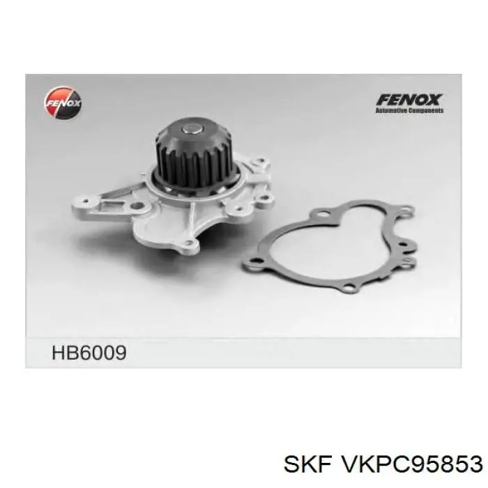 Помпа охолодження SKF VKPC95853 ціна, від 36.00 USD