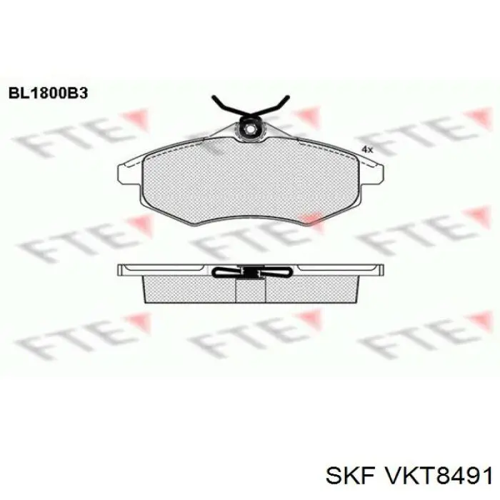 Купити VKT8491 SKF Підшипник задньої ступиці