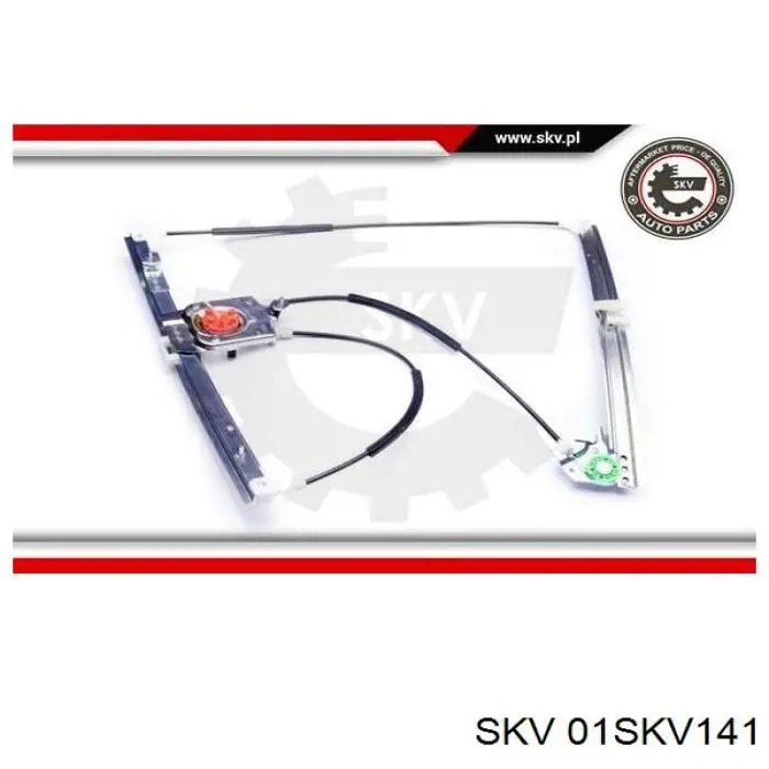 Купити 01SKV141 SKV Механізм стеклопідйомника водійських дверей
