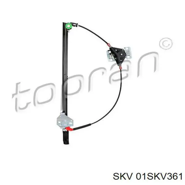 Купити 01SKV361 SKV Механізм стеклопідйомника водійських дверей