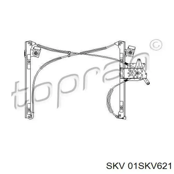 Купити 01SKV621 SKV Механізм стеклопідйомника водійських дверей