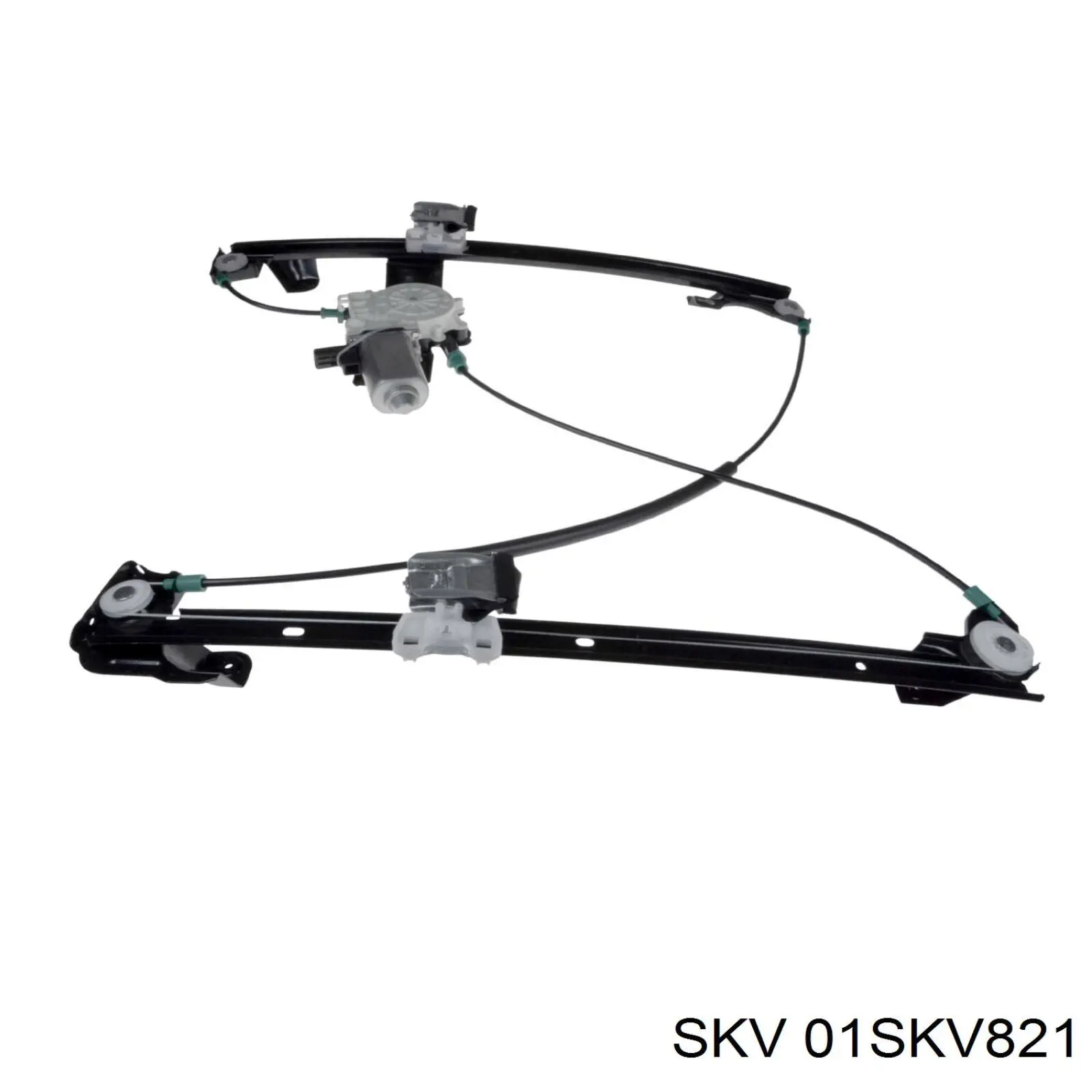 Механізм стеклопідйомника дверей передніх, лівих SKV 01SKV821