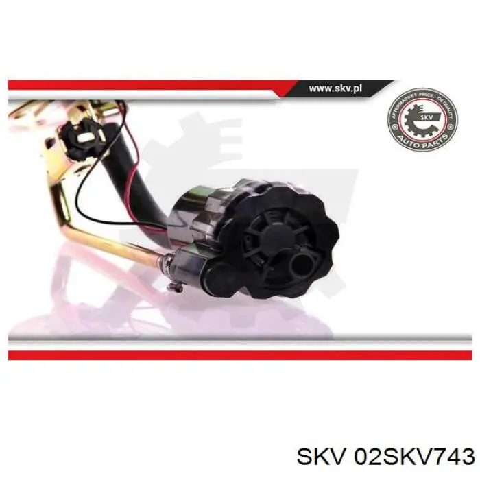 Паливний насос електричний, занурювальний SKV 02SKV743 ціна, від 19.04 USD