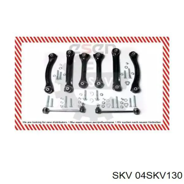 Комплект важелів задньої підвіски 04SKV130 SKV
