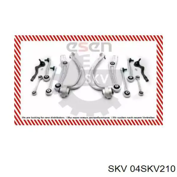 Комплект передніх важелів SKV 04SKV210 ціна, від 373.43 USD