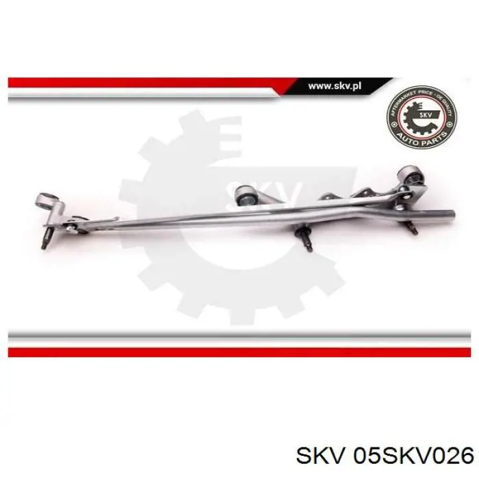 Трапеція щіток лобового скла SKV 05SKV026 ціна, від 87.43 USD