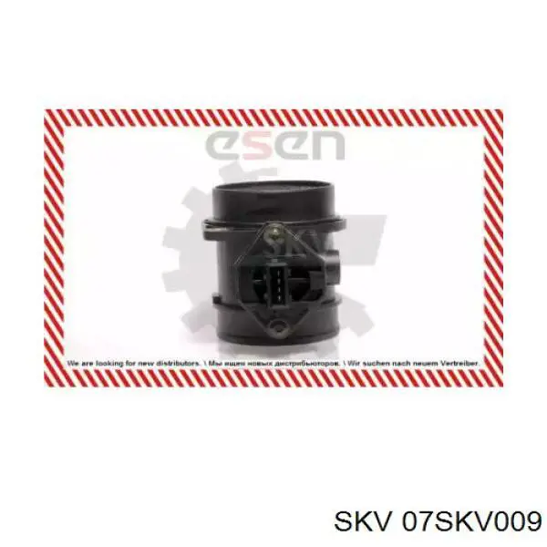 07SKV009 SKV датчик потоку (витрати повітря, витратомір MAF - (Mass Airflow))