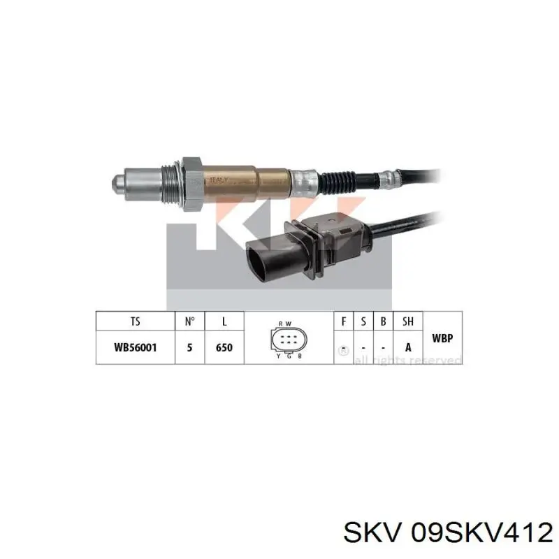 Лямбдазонд, датчик збіднілої суміші 09SKV412 SKV