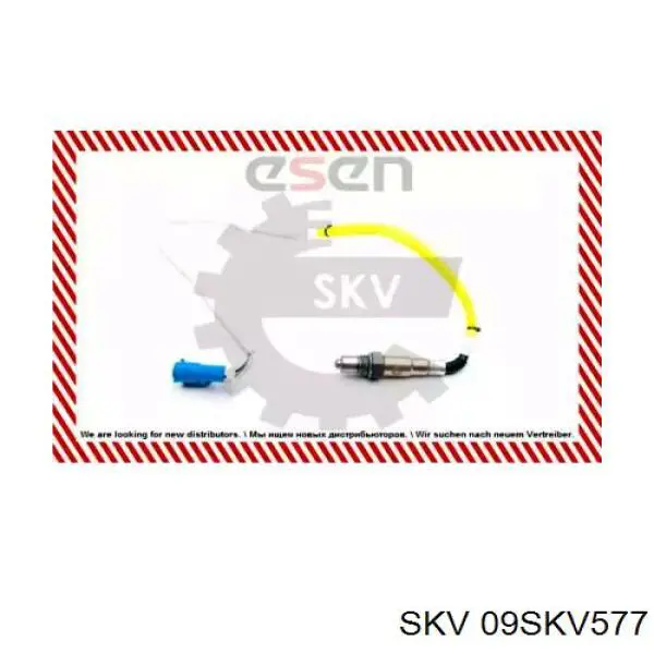 09SKV577 SKV лямбда-зонд, датчик кисню до каталізатора, правий