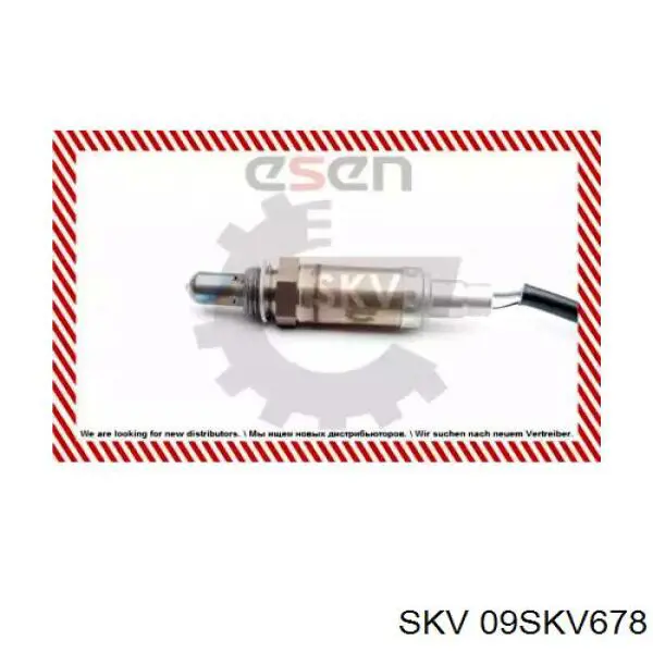 09SKV678 SKV лямбда-зонд, датчик кисню після каталізатора