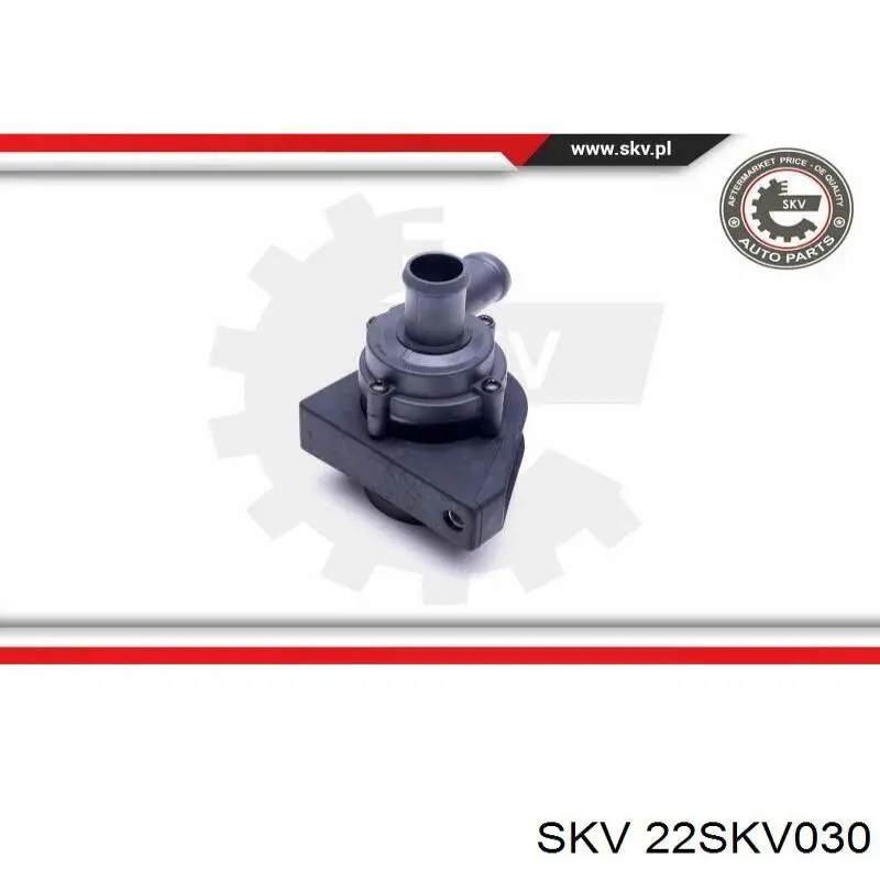 Помпа водяна, (насос) охолодження, додатковий електричний SKV 22SKV030
