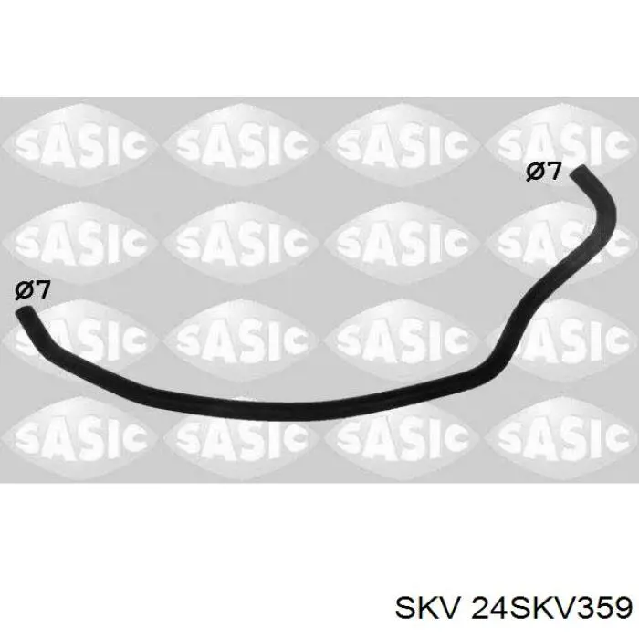 Шланг/патрубок радіатора охолодження, нижній 24SKV359 SKV
