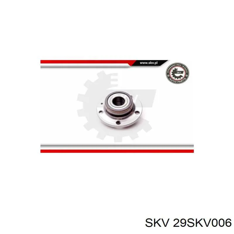 29SKV006 SKV Маточина задня