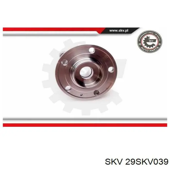 29SKV039 SKV Маточина (передня)